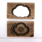 Vintage Japanese Kashigata Cake Mold      plum Bossom  Wooden Hand-carved Moa211