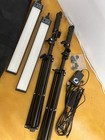 Led Photography Fill Light Kit 2 Lights 2 Stands Dimmers Bag