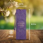 Purple Strength Dignity Bible Verse Bookmark Proverbs 31 25 Inspirational Gift