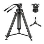 Aluminum Video Tripod 70 9in 360 Fluid Head 22lb