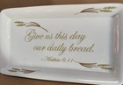  give Us This Day Our Daily Bread  Plate tray