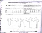 7999 Uncut Mccalls Sewing Pattern Misses Close Fitting Pullover Dress Xs - Xl