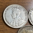 3 Canada King George V Silver 50 Cents Half Dollar 1918 1920 1929