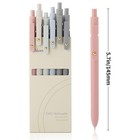 Back To School Gel Pens 6 Pcs 0 5mm Retractable Quick Dry Black Ink Pens