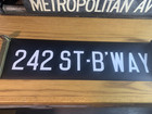 Ny Nyc Subway Roll Sign Irt Line Bronx 242nd Street Broadway Fieldston Riverdale