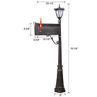 Mailbox post Light Combination Kit Heavy Duty Aluminum Postal Mail Box Outside