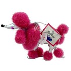 Hot Pink Puff Poodle Dog Christmas Ornament All Occasions Holiday Time Walmart