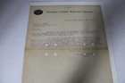 Michigan Central Railroad Vintage Ephemera Letter  1917 1900 s  Letter   Map