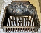 Victorian Cast Iron Coal Fireplace Basket Original Circa-1890