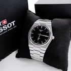 Men Tissot Classic Prx 316l Black Stainless Steel 40mm Watch T137 410 11 051 00
