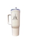 Walt Disney World Castle Corkcicle Tumbler With Straw 40oz White