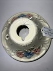 Vintage Porcelier Porcelain Wall Or Ceiling Light Fixture Floral Design