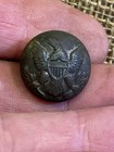 Nice Dug Civil War General Service Eagle Coat Button From Fort Fisher N Carolina