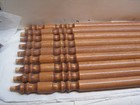 Vintage Lot Of 8 Turned Wood Spindles Salvaged  24    1 2  Pegs 25    Total bonus