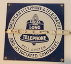 American Bell System Telephone   Telegraph Co  Vintage Porcelain Sign