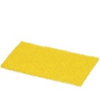 Yellow Industrial Medium Duty Cleaning Scouring Pad Pot Griddle Bathroom 3 x5 