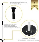 Premium Golf Flagstick Putting Green Golf Pin Flags Aluminum Hole Cup Set  