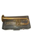 Vintage Brass Cornet With Case