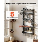 Uimoso Steel Wall Mount Gun Rack For Rifles  Shotguns  And Tactical Gear Storage