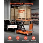 Uimoso Hydraulic Lift Table Cart  2200 Lbs Capacity  40 In  Steel Frame