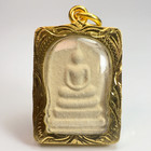 Phra Somdej Gold Plated Micron Pendant Talisman Thai Buddha Amulet