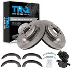 Ceramic Rear Brake Pad   Rotor Kit For Bmw - Oem Parking Shoes