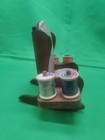 Vintage Wooden Rocking Chair Pin Cushion Including 4 Vtg Spools C