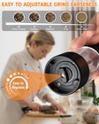 2xgravity Electric Salt And Pepper Grinder 70ml Electric Mill Shakers Adjustable