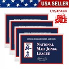 2025 Newest National Mah Jongg League Card Large Size Official Hands Rules Us     