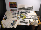 Large Vintage Lot Of Railroad Ephemera Books Photographs Postcards Drawings