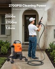 Vevor Electric Pressure Washer Max 2700 Psi 1 8 Gpm With Nozzles   Foam Cannon