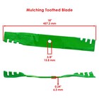 52  Deck Blade With Bolt For Gravely Zt1540 Zt2048 Zt2348 Zt2252 Zt2552hd Zt52hd
