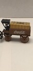 1 43 Coca-cola 1900 s Horse Drawn Wagon Bank 1999 Vintage Collectible Figure 