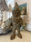 Antique Cast Iron Garden Gnome 