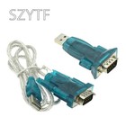 3ft Translucent Usb 2 0 To Db9 Rs232 Serial Converter 9 Pin Adapter Cable Pda