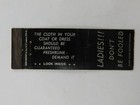 Ladies    Don t Be Fooled Coat Or Dress Vintage Matchbook Cover