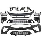For Kia Forte 2019 2020 2021 Front Bumper Grille Complete Set With Fog Lamp New