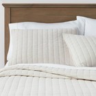 Channel Stitch Velvet Quilt - Threshold