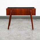Mid Century Danish Modern Planter Teak Denmark Rectangular Outdoor   Indoor Mcm