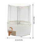 Countertop Rice Dispenser - 14 33 Lbs Capacity 6 Compartments Dry Food Storage
