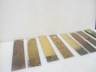 Vintage Brass Finger Plate Push Door Handle Old Antique -   9each