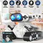 Rc Robot Toys Rechargeable Remote Control Toy Robots Led Eye For Boys Girls Kids