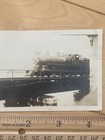 Vintage Photo Of Locomotive Train On Bridge Railroad