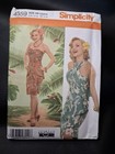 Simplicity Sewing Pattern 4559 Hawaiian Luau Dress Sz 6 8 10 12 Retro Rockabilly
