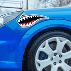 Shark Mouth Teeth Vinyl Decal Set Military Bomber Style Sticker For Auto 8 x3 6 