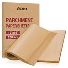 200 Pcs Unbleached Parchment Sheets 12x16 - Non Stick Baking  Cooking Grill Oven