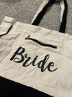 Bride Getting Ready Canvas Tote Bag 