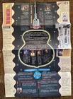 Vintage 1990s Mtv Music Television Taiwan Newsletter Poster Rare Promotional