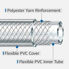 3 4  Id X 1  Od - 25 Feet Heavy Duty Clear Braided Plastic Vinyl Tubing - High P