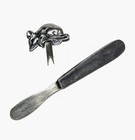 Vtg 1977 Metzke Pewter 3 Blind Mice Cheese Spreader   Mouse Pick 2-pc Set  bonus